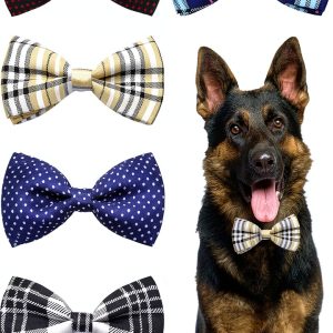 PET SHOW Dog Bow Ties Polyester Pet Collar Charms Unisex-0