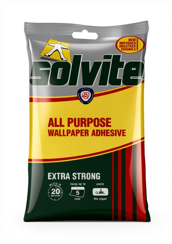 Solvite Wallpaper Adhesive Extra Strong All Purpose Paste-0