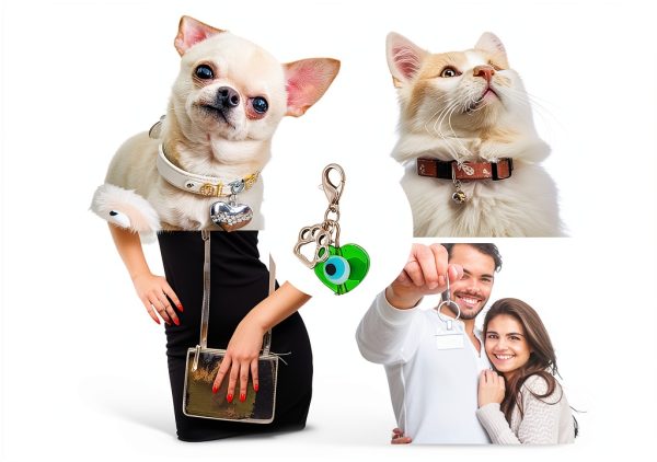 Evil Eye Dog Collar Charms Alloy Pet Accessories Unisex-5