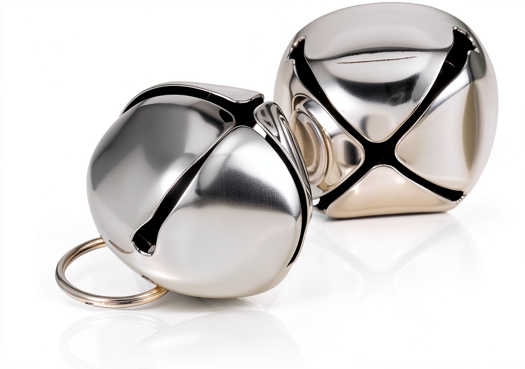 Xthrotsenk pet bells attached to a dog collar in an outdoor setting