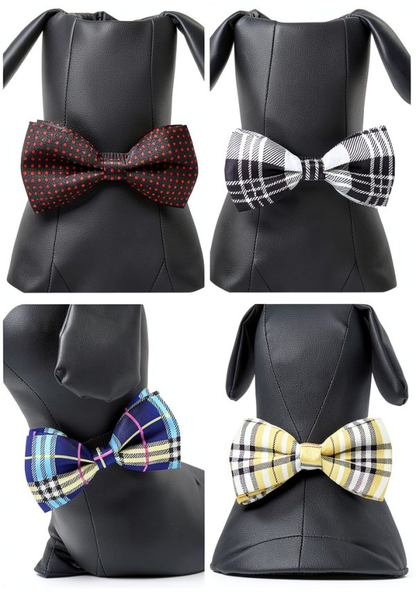 PET SHOW Dog Bow Ties Polyester Pet Collar Charms Unisex-3