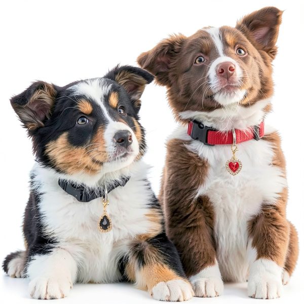 Rhinestone Pet Collar Charms Alloy Glass Decor Dogs Cats-4