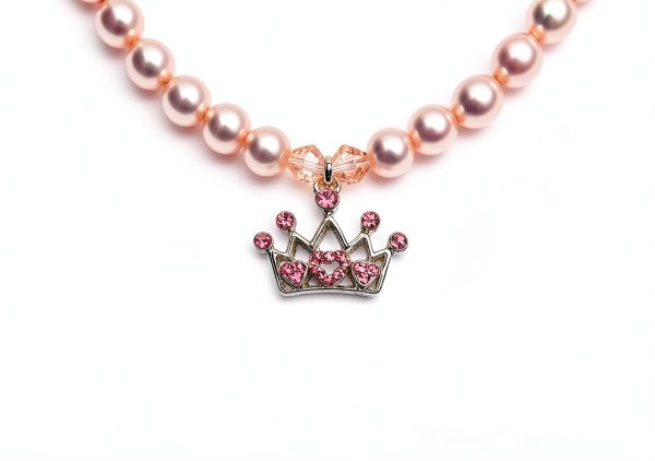 SKS Dog Collar Charm Rhinestone Pet Necklace Crown Jewelry-4