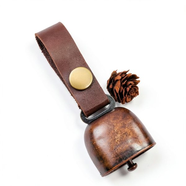 Kcrygogo Leather Pet Collar Bell Quick Release Snap Buttons-6