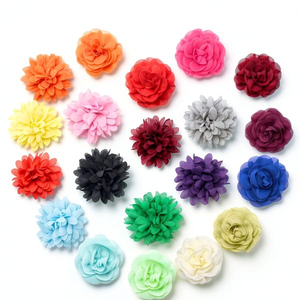 Catcan Dog Collar Flower Charm Soft Chiffon Pet Accessory-2