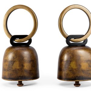Pavo Dog Collar Charm Copper Bell Large Size Pet Accessory-0