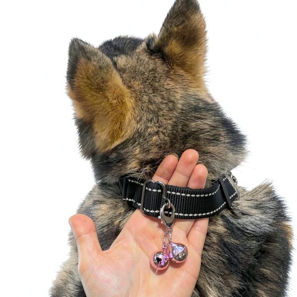 IVIA PET Pet Bells Loud Copper Cat Dog Collar Accessories-2