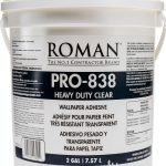 Roman Heavy Duty Wallcovering Adhesive Clear 2 Gallon Pro-0