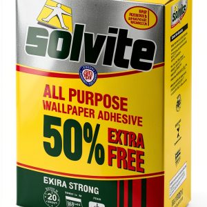 Solvite Wallpaper Adhesive Washable Paper Paste Multicolour-0