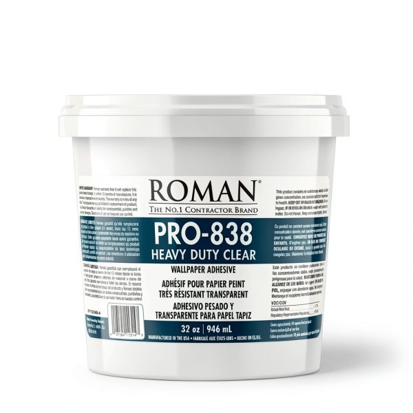 Wallpaper Adhesive Roman PRO-838 High Tack Clear-0
