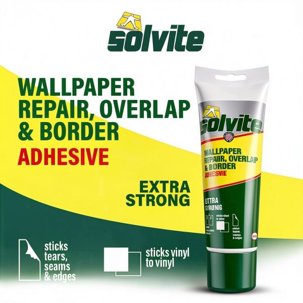 Solvite Extra Strong Wallpaper Adhesive Vinyl Paste-1