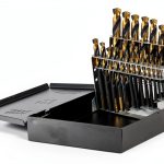 Drillco 350N Nitro 21-piece HSS Drill Bit Set Black Gold Oxide-0