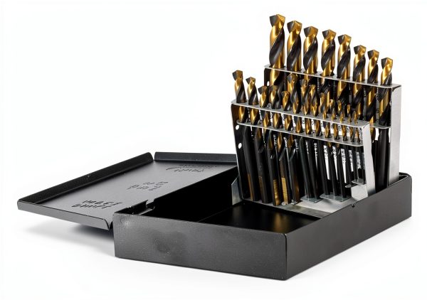 Drillco 350N Nitro 21-piece HSS Drill Bit Set Black Gold Oxide-0
