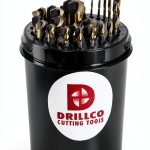 Drillco 350N Nitro 29-Piece Mech Length Drill Bit Set HSS Gold Oxide-0