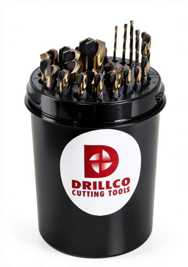 Drillco 350N Nitro 29-Piece Mech Length Drill Bit Set HSS Gold Oxide-0