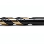 Mechanics Length Drill 15/64" HSS Bit by CLE-LINE Black Gold Finish-0