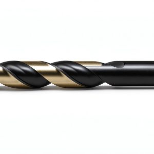 Mechanics Length Drill 15/64" HSS Bit by CLE-LINE Black Gold Finish-0