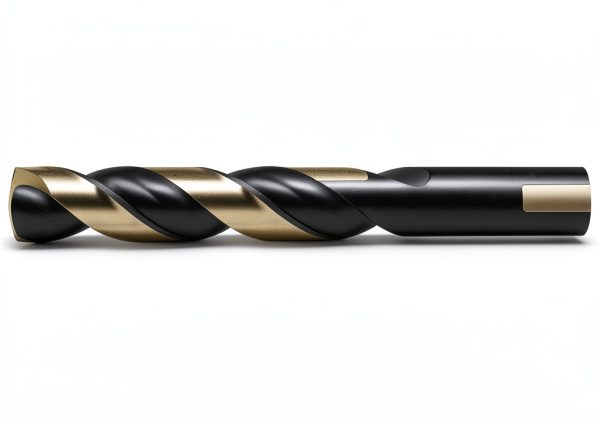 Mechanics Length Drill 15/64" HSS Bit by CLE-LINE Black Gold Finish-0