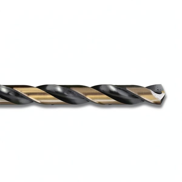 17/64 HSS Split Point Black and Gold Mechanic Length Drill Bit-1