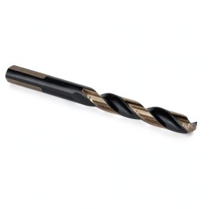 17/64 HSS Split Point Black and Gold Mechanic Length Drill Bit-0