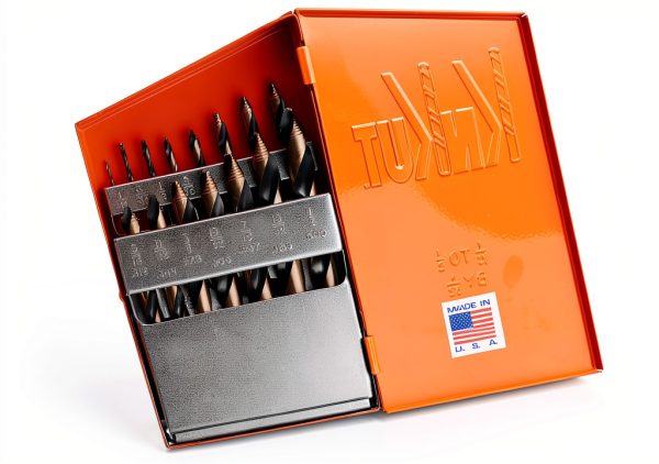 KnKut Mechanics Length Step Point Drill Bit Set 15 Piece 1/16-1/2 Inch-0