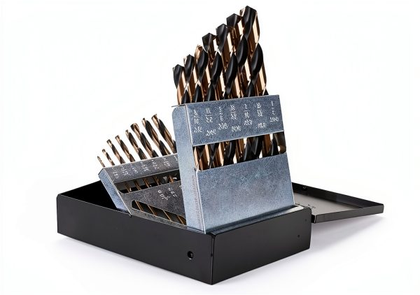 Norseman Drill and Tool 66470 15pc Drill Bit Set 135 Split Point Gold-3