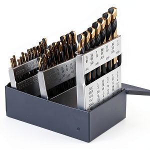 Cle-line C21162 1876 High Speed Steel Length Drill Set 1/16-1/2 Black-0