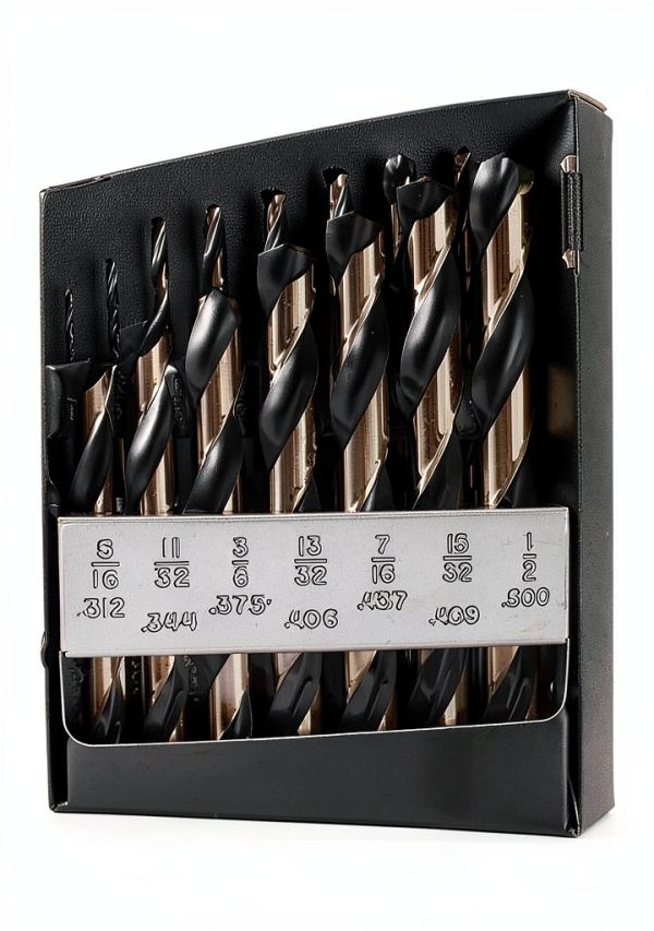 Norseman Drill and Tool 66470 15pc Drill Bit Set 135 Split Point Gold-2