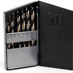 Norseman Drill and Tool 66470 15pc Drill Bit Set 135 Split Point Gold-0