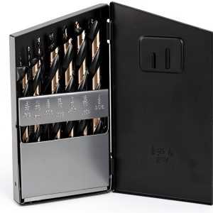 Norseman Drill and Tool 66470 15pc Drill Bit Set 135 Split Point Gold-0